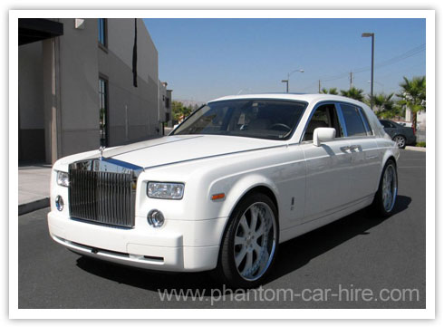 Bentley on Rolls Royce Phantom   White